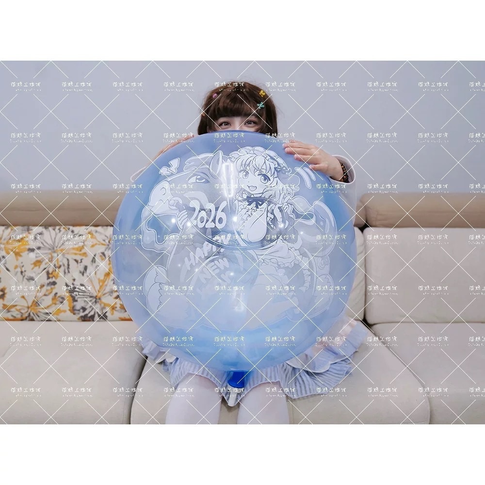 【現物】2026年の心兎馬年賀年(白インキ、反転印刷)