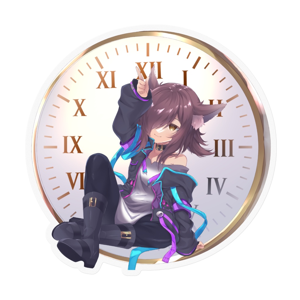 クリアステッカー