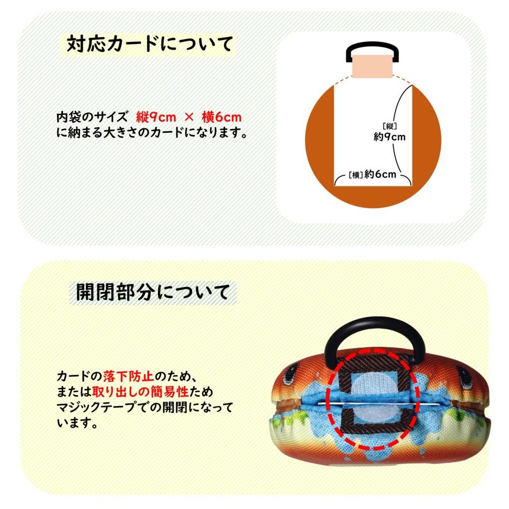 パスケース カードケース 定期入れ ハンバーガー よだれ付き