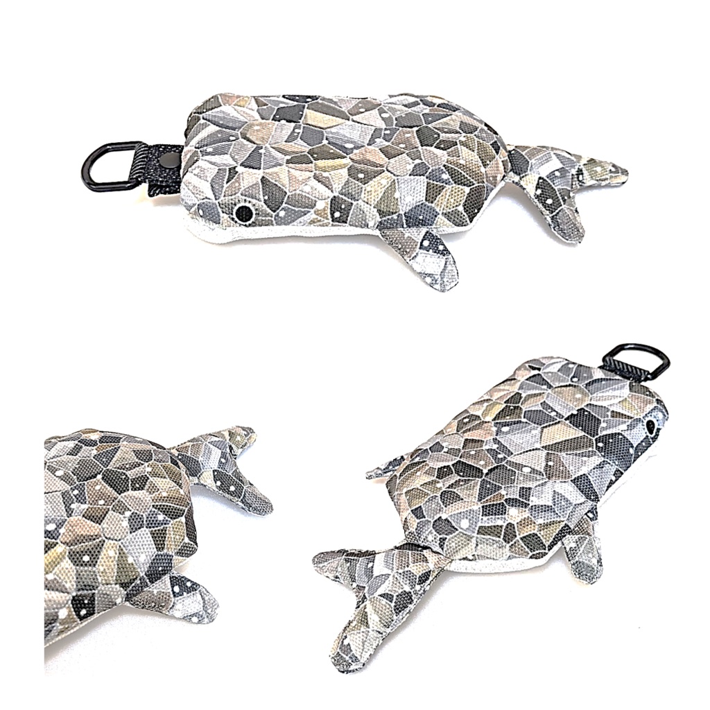 パスケース リール付き カードケース 定期入れ ジンベイザメ