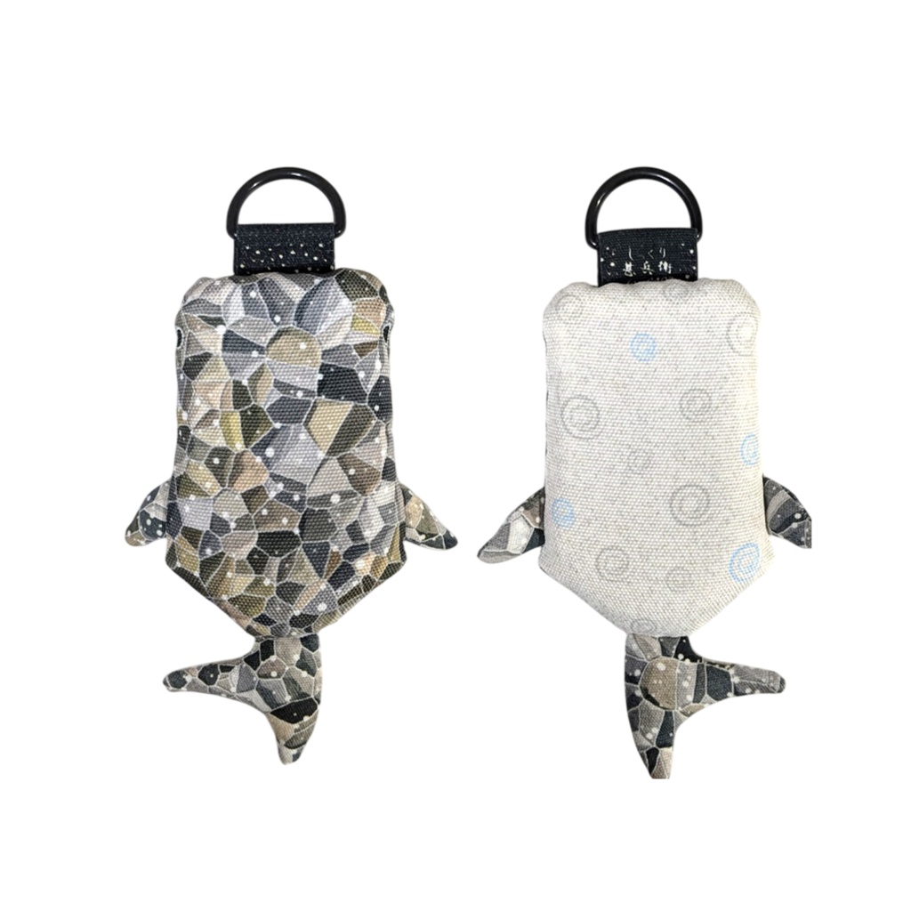 パスケース リール付き カードケース 定期入れ ジンベイザメ