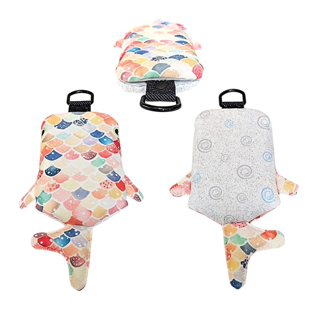 パスケース リール付き カードケース 定期入れ ジンベイザメ