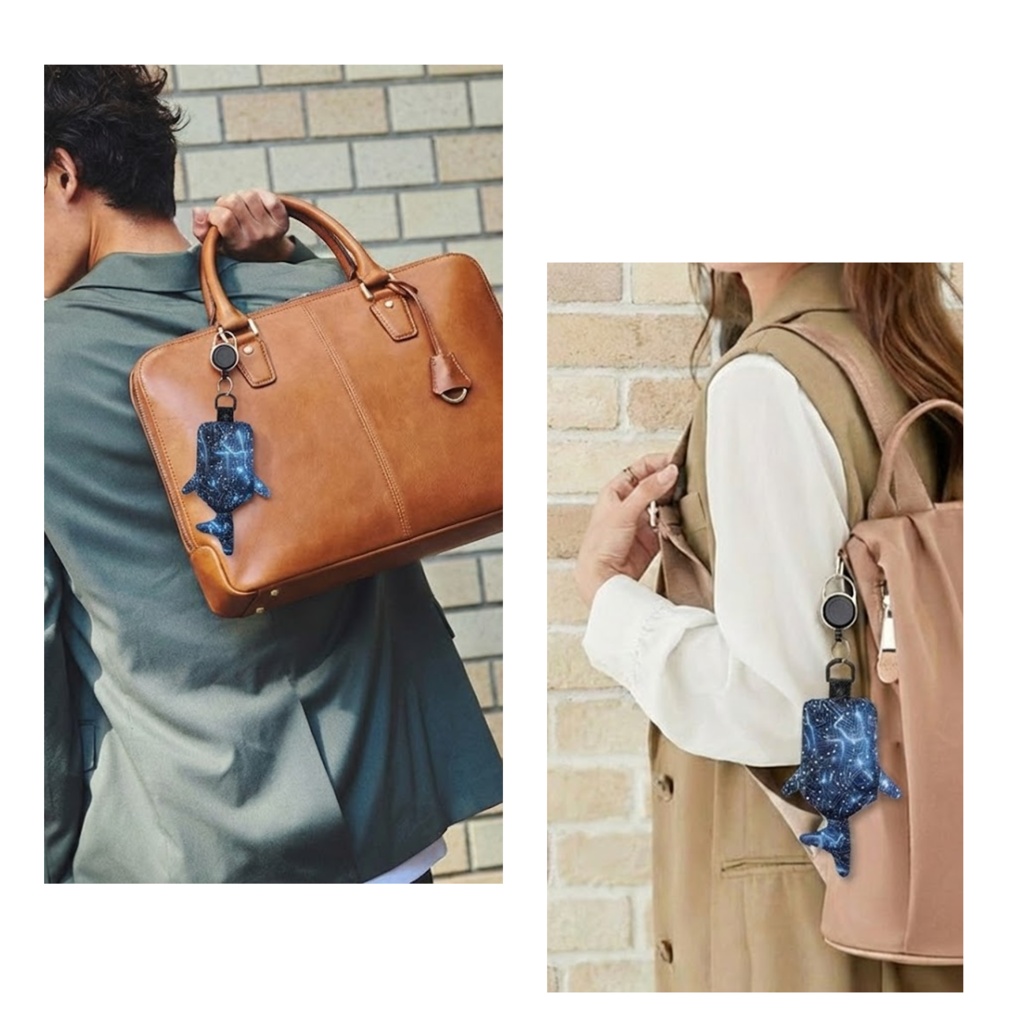 パスケース リール付き カードケース 定期入れ ジンベイザメ