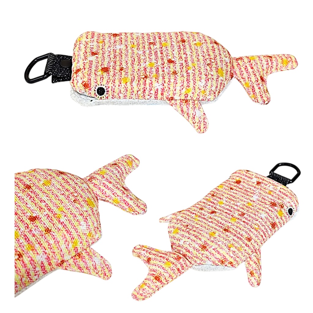 パスケース リール付き カードケース 定期入れ ジンベイザメ