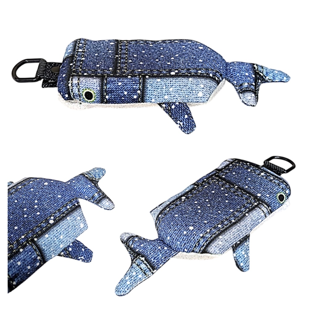 パスケース リール付き カードケース 定期入れ ジンベイザメ