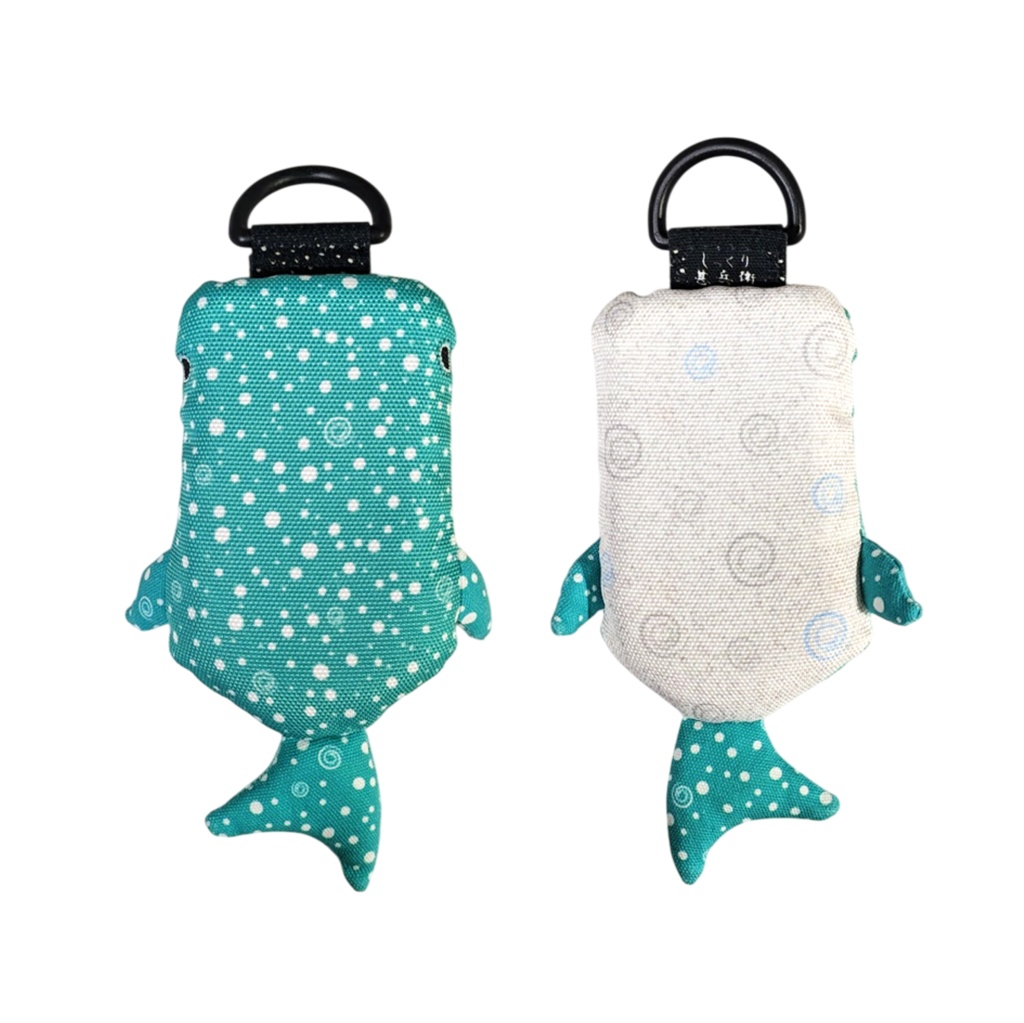 パスケース リール付き カードケース 定期入れ ジンベイザメ