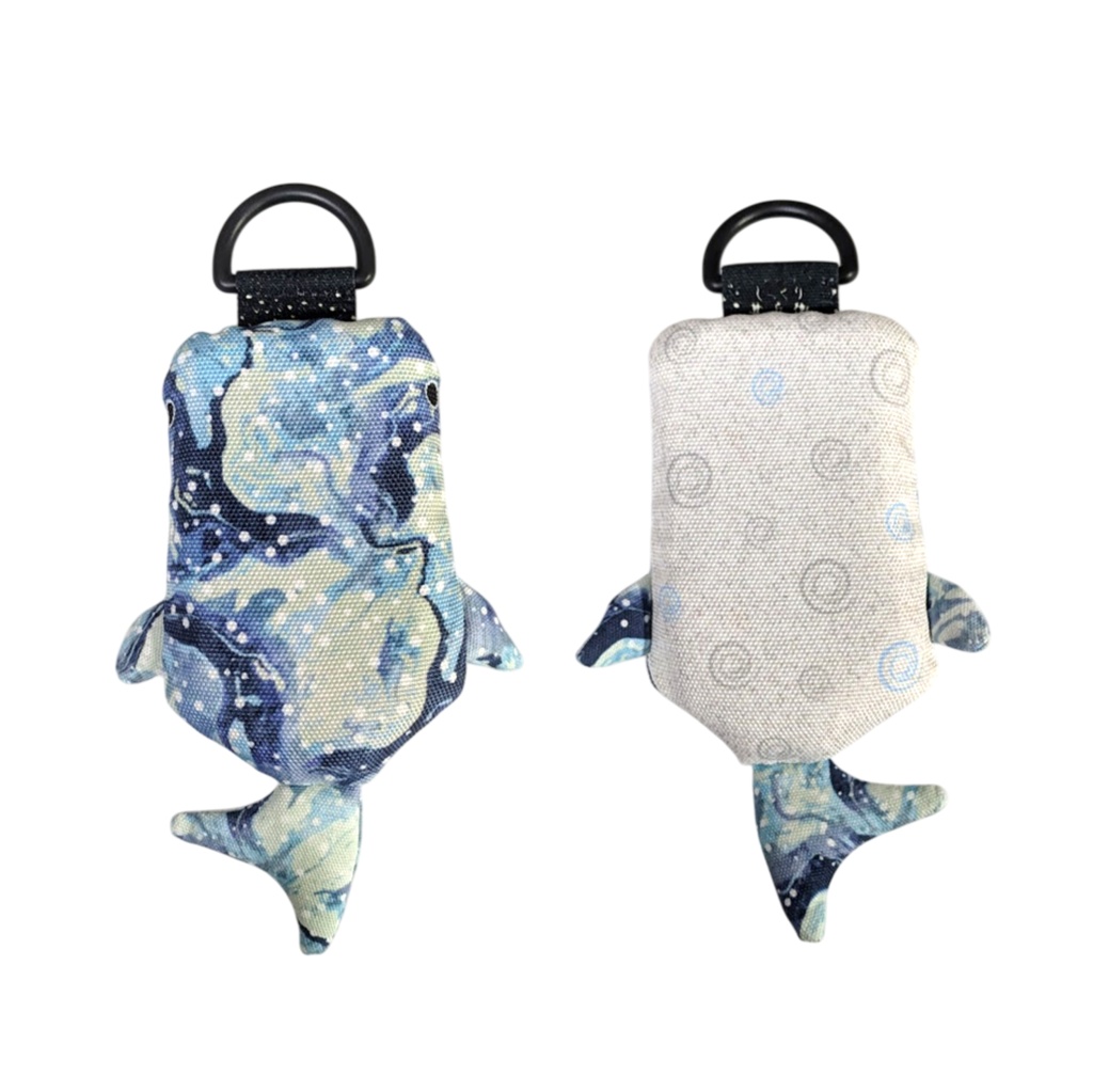 パスケース リール付き カードケース 定期入れ ジンベイザメ