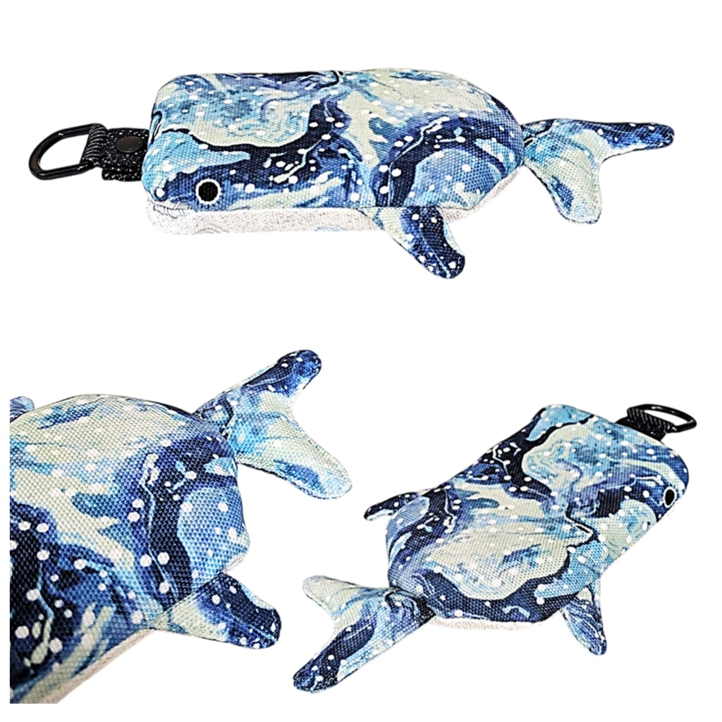 パスケース リール付き カードケース 定期入れ ジンベイザメ