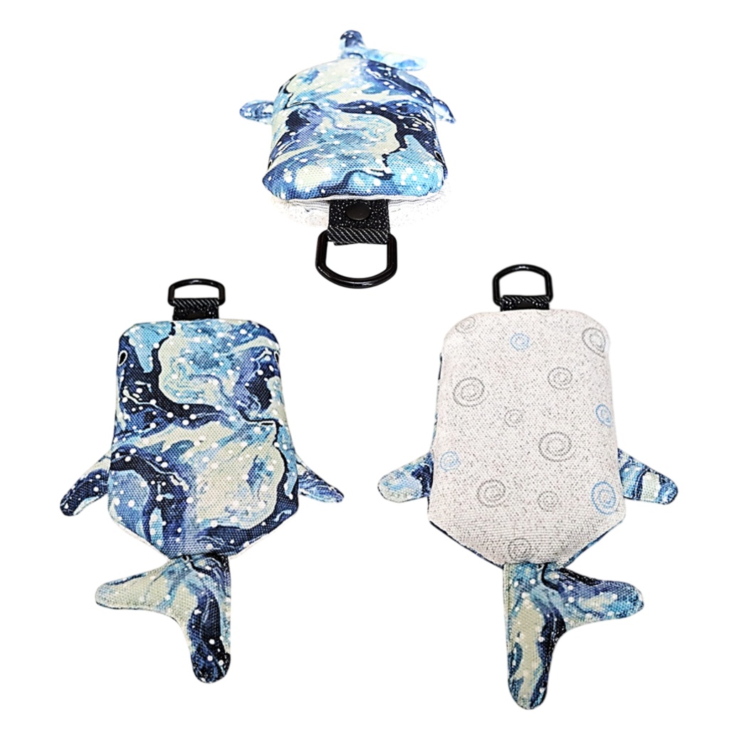 パスケース リール付き カードケース 定期入れ ジンベイザメ