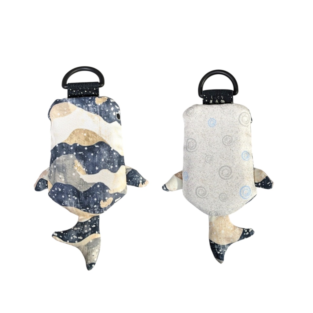 パスケース リール付き カードケース 定期入れ ジンベイザメ