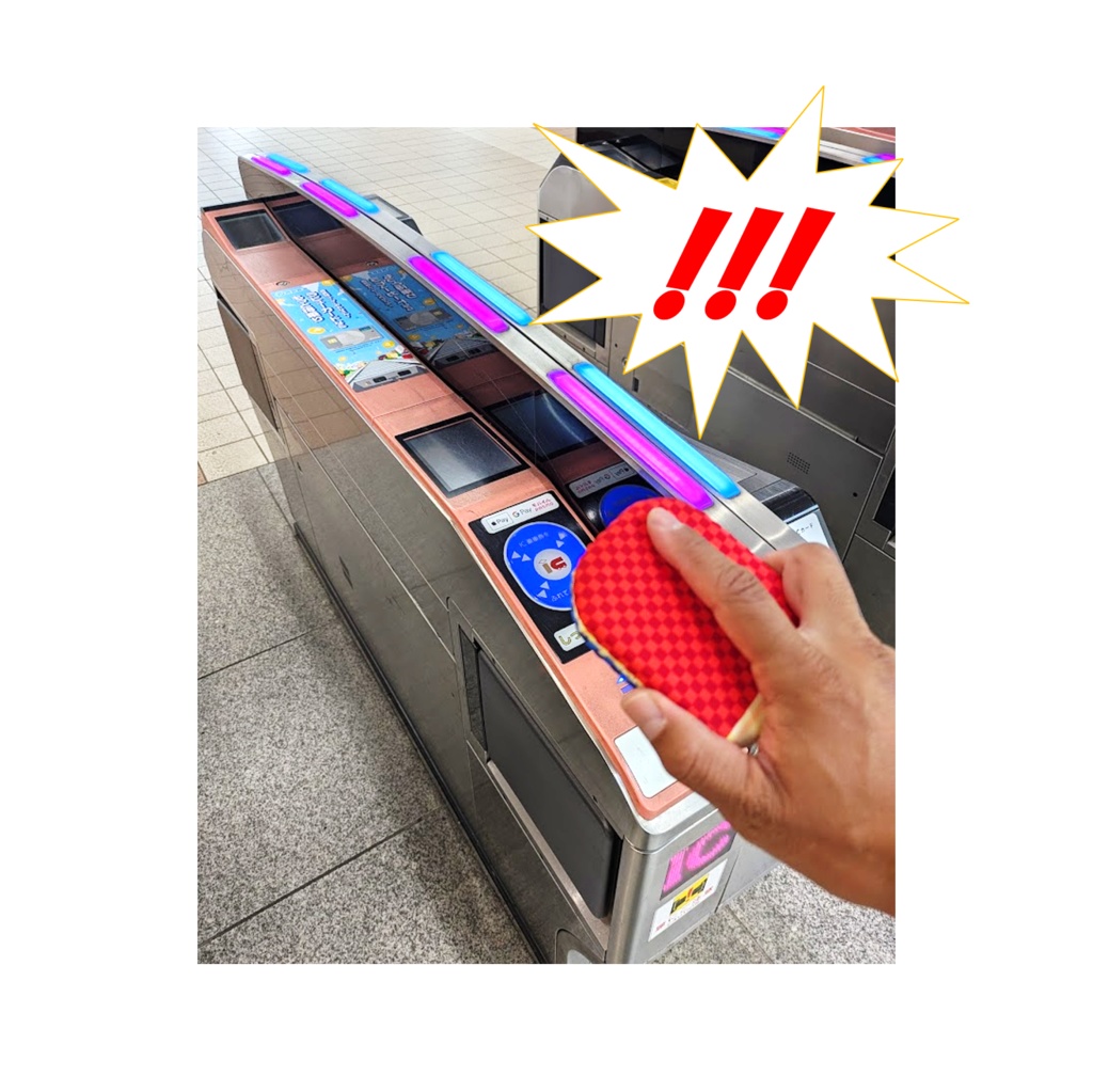 パスケース リール付き カードケース 定期入れ 卓球ラケット