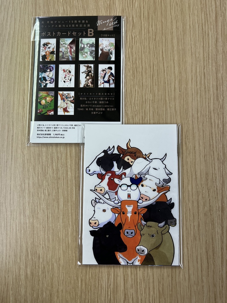 ウィングス40周年記念展 ポストカードセット〈B〉