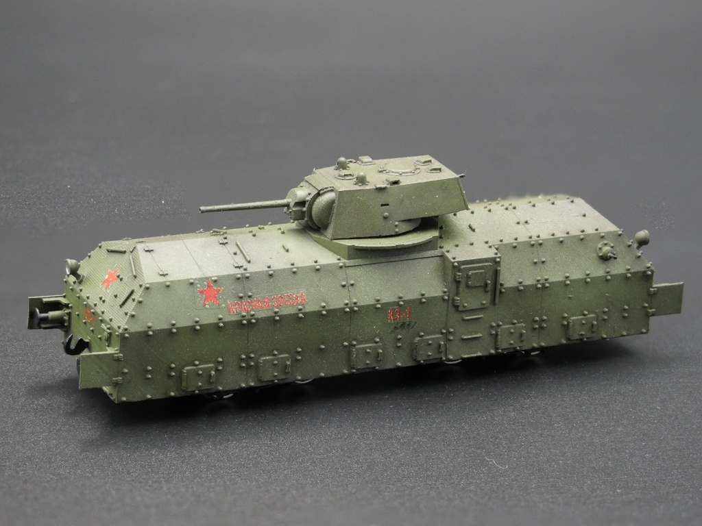 1/144 ソ連軍装甲列車 クラースナヤ・ズヴェズダ