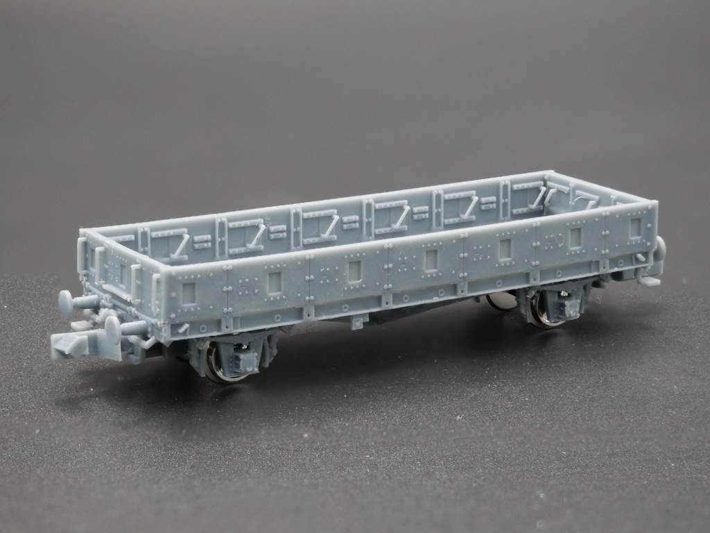 1/144 ドイツ LOWSIDE Ommr 無蓋貨車 組み立てキット 3両セット