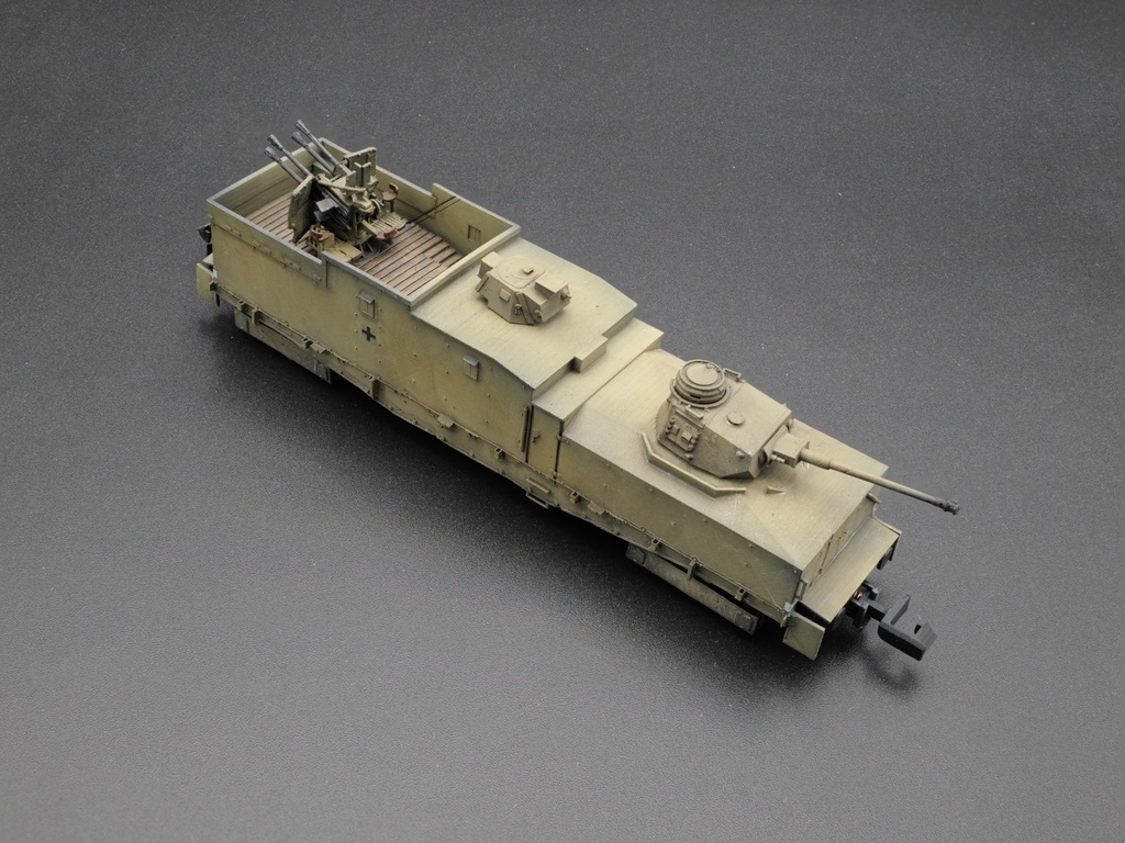 1/144 ドイツ軍 装甲列車 Panzerzug52(EX Blücher) Nゲージ 走行可(非自走)