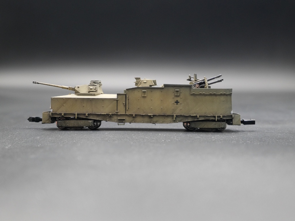 1/144 ドイツ軍 装甲列車 Panzerzug52(EX Blücher) Nゲージ 走行可(非自走)