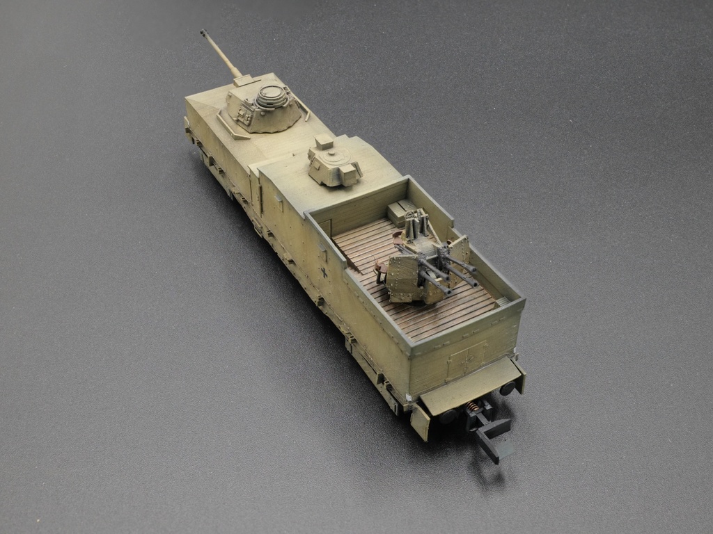 1/144 ドイツ軍 装甲列車 Panzerzug52(EX Blücher) Nゲージ 走行可(非自走)