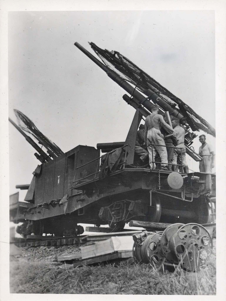 1/144 ドイツ軍 鉄道搭載型対空砲 Eisenbahn 88mm Flak 37 Nゲージ 走行可(非自走)