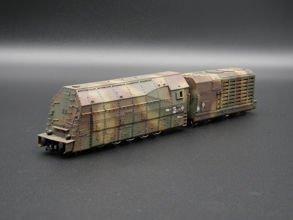 1/144 ドイツ BR52装甲機関車 Nゲージ 走行可(モーター内蔵)