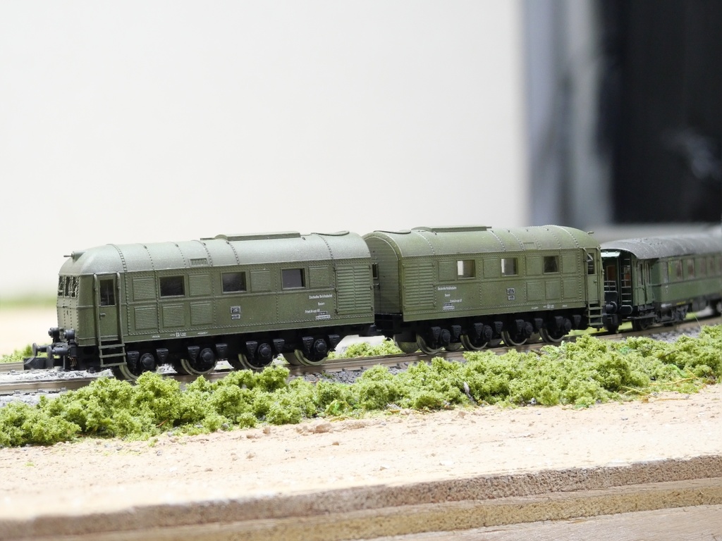 1/144 ドイツ国防軍 D311 ディーゼル電気式複座機関車 Nゲージ 走行可(モーター内蔵)