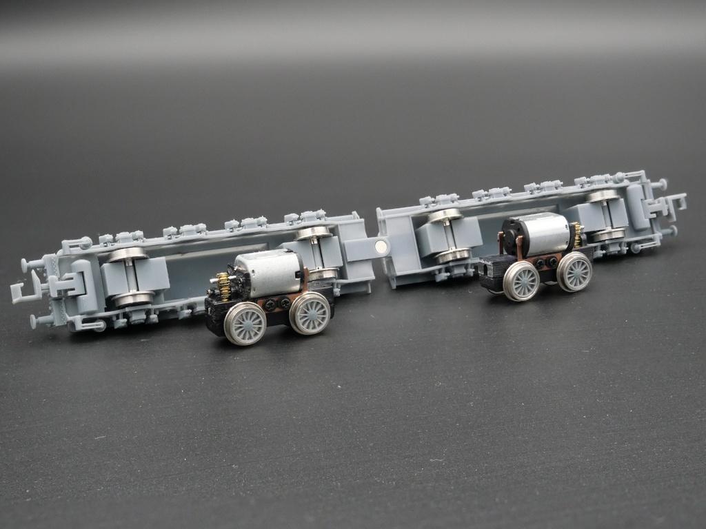 1/144 ドイツ国防軍 D311 ディーゼル電気式複座機関車 Nゲージ 走行可(モーター内蔵)