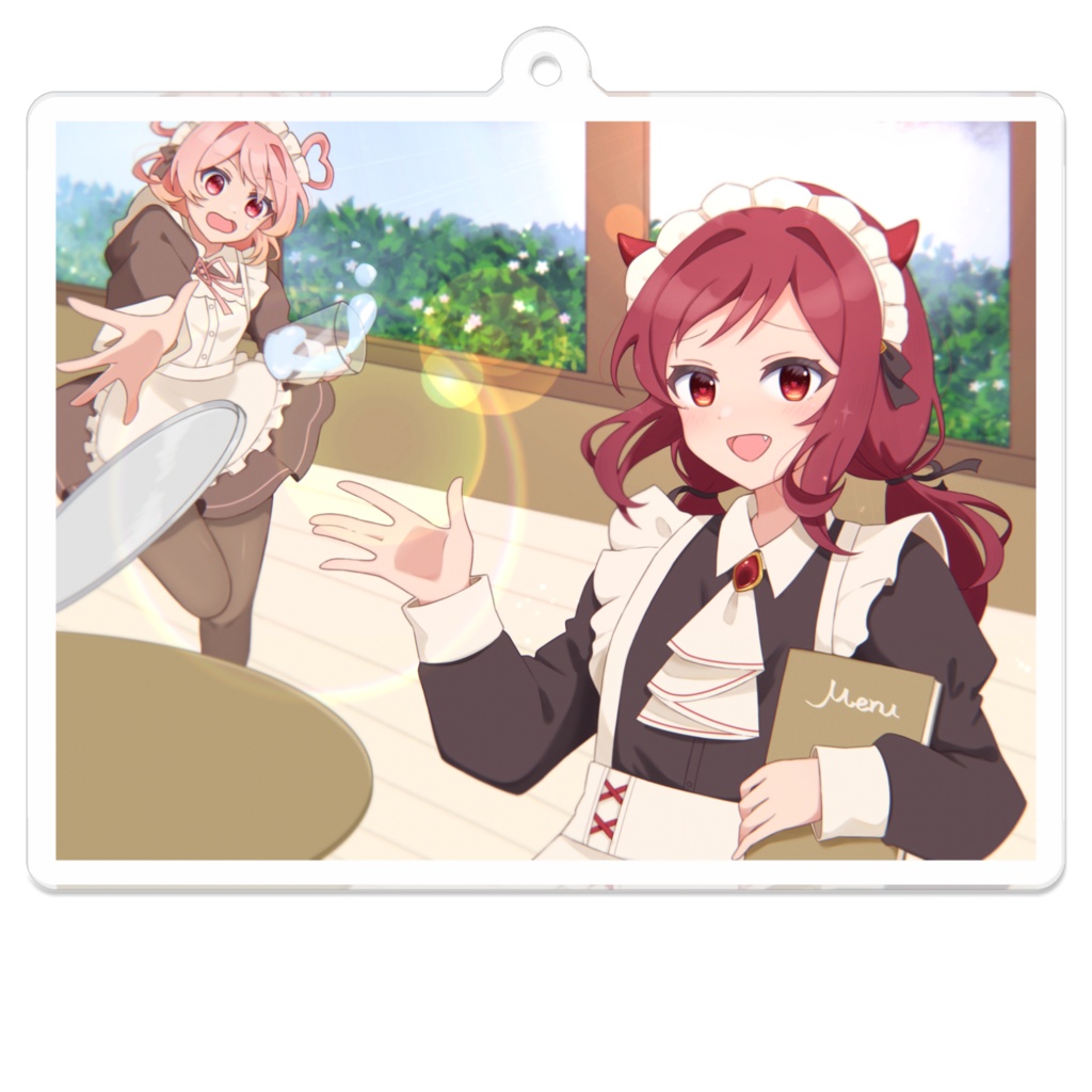 アクリルキーホルダー アイナ&ノア カフェver.