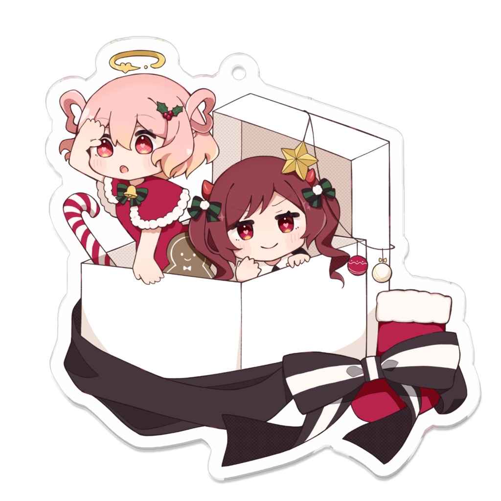 アイナ＆ノア クリスマス2025ver. アクリルキーホルダー