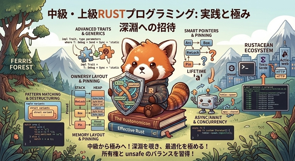 【電子書籍】実践Rustプログラミング学習 (初級~中級向け、中級~上級向けのセット)