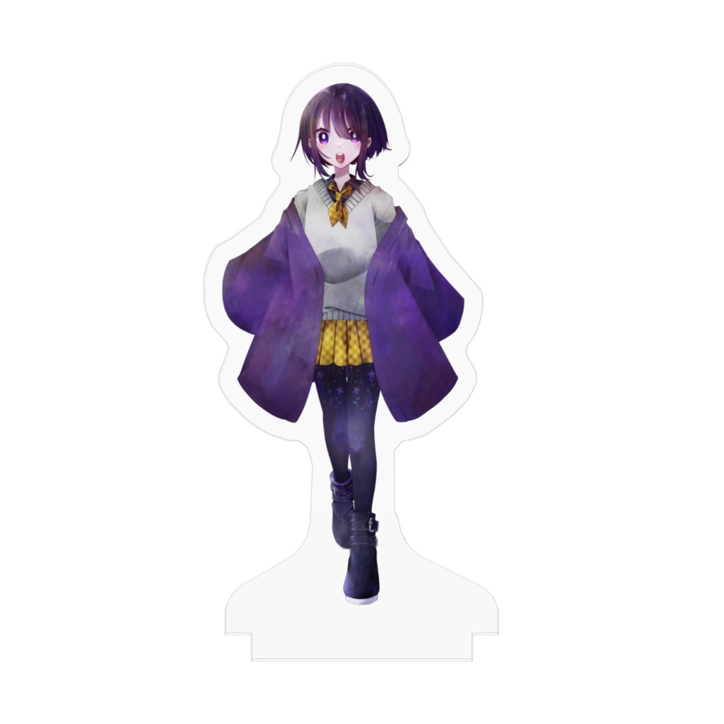 【一次創作『#市立自由杉長丘高等学校』】古宮陽月 アクリルフィギュア(70×70mm)