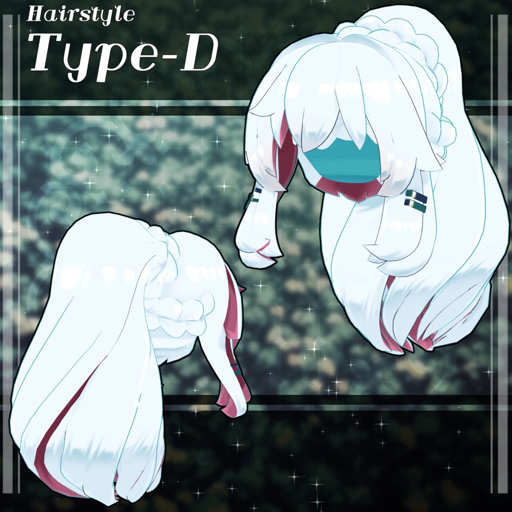 【4アバター対応】ネコカモ・タブンソーネ髪型セット【髪型】