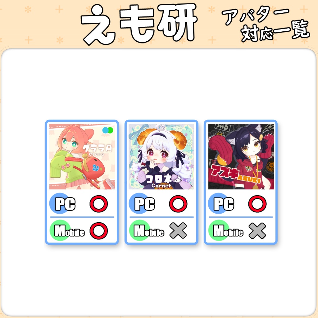 【40アバター対応】アイスクリーム衣装【衣装】