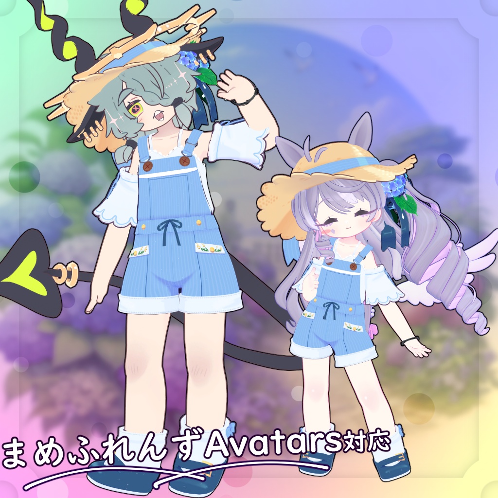 【40アバター対応】紫陽花SUMMER【衣装】