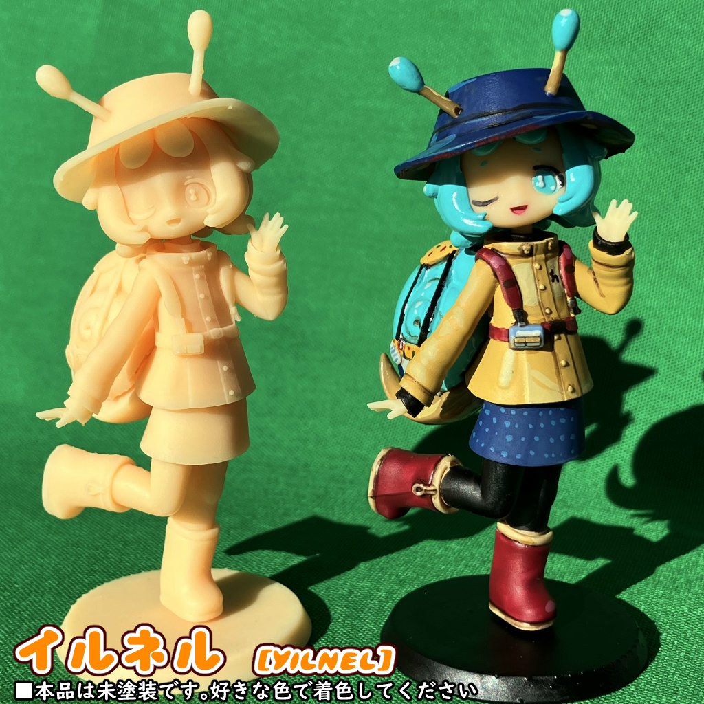 まめふれんず3Dプリントレジンフィギュア【イルネル】