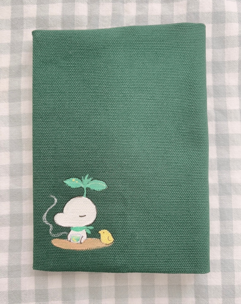 ぷぷるブックジャケット(しおり付き)