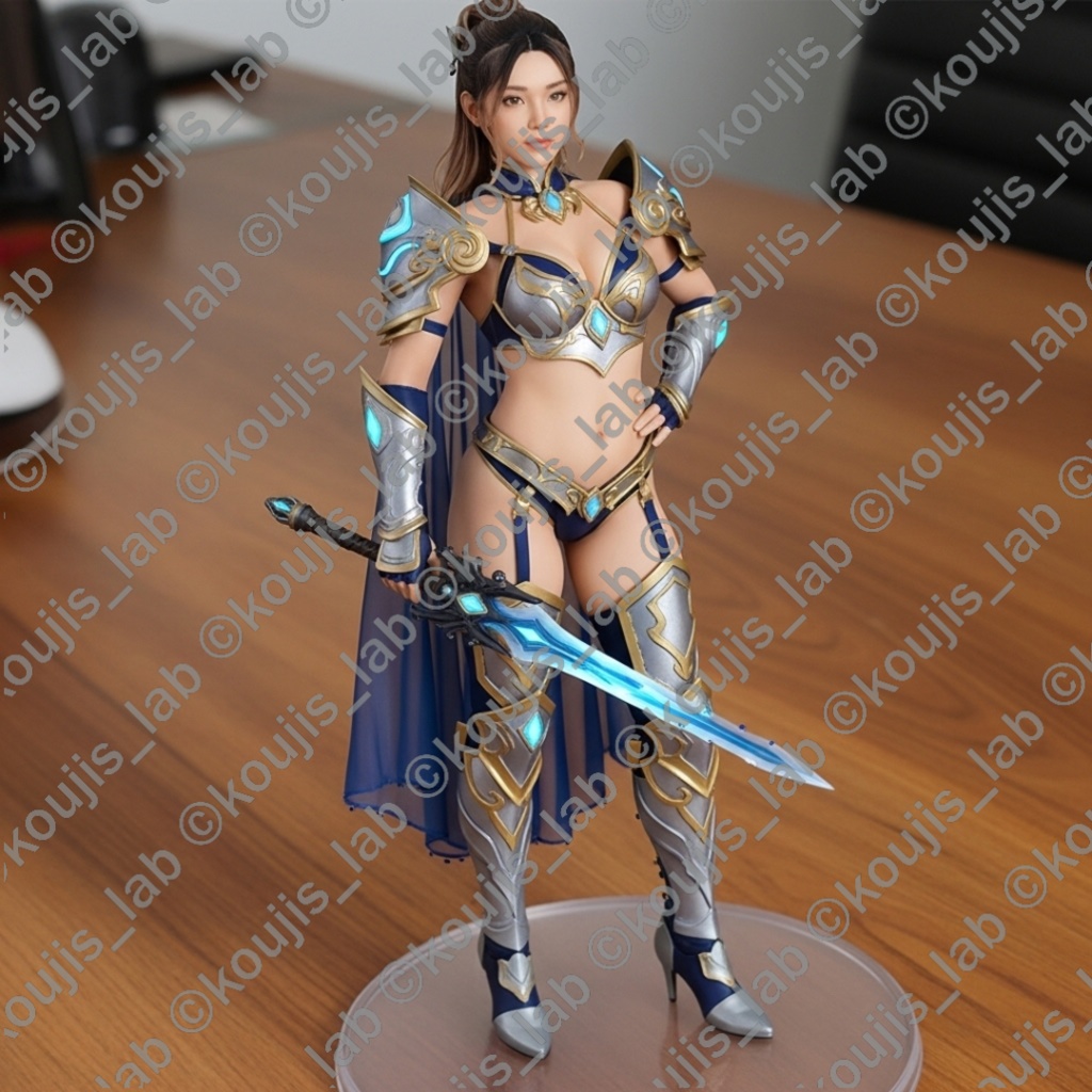 koujis_lab イメージキャラクター「ココラちゃん」コスプレフィギュア・意匠画像（非独占ライセンス販売）※重用途使用　Cocora – koujis_lab Original Character Cosplay Figure & Design Image (Non-Exclusive Heavy-Use License)