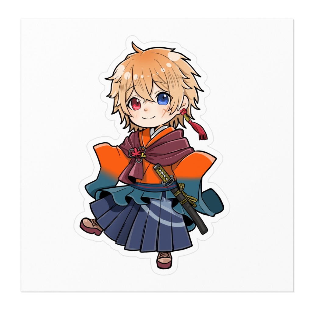 【あじゆる】ステッカー SDver.