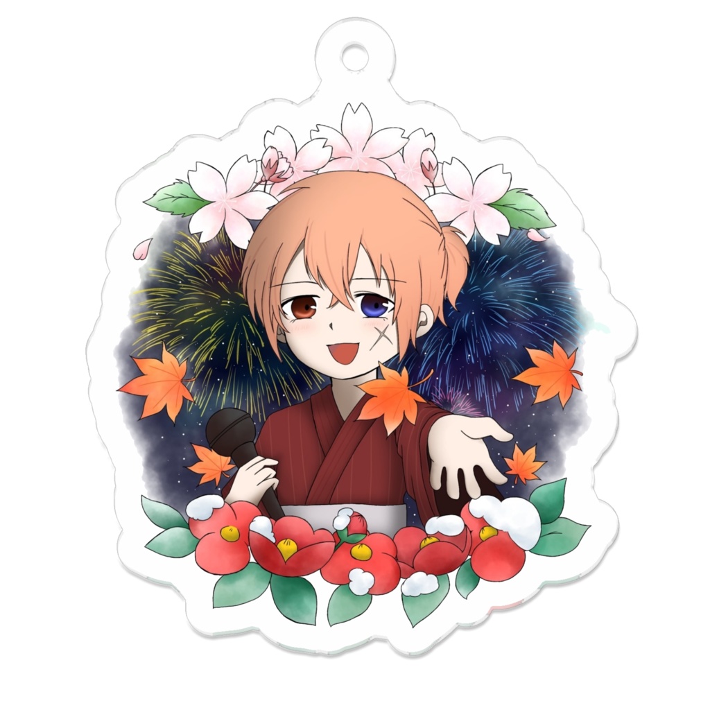 【あじゆる】アクリルキーホルダー Ajiversary for ver.