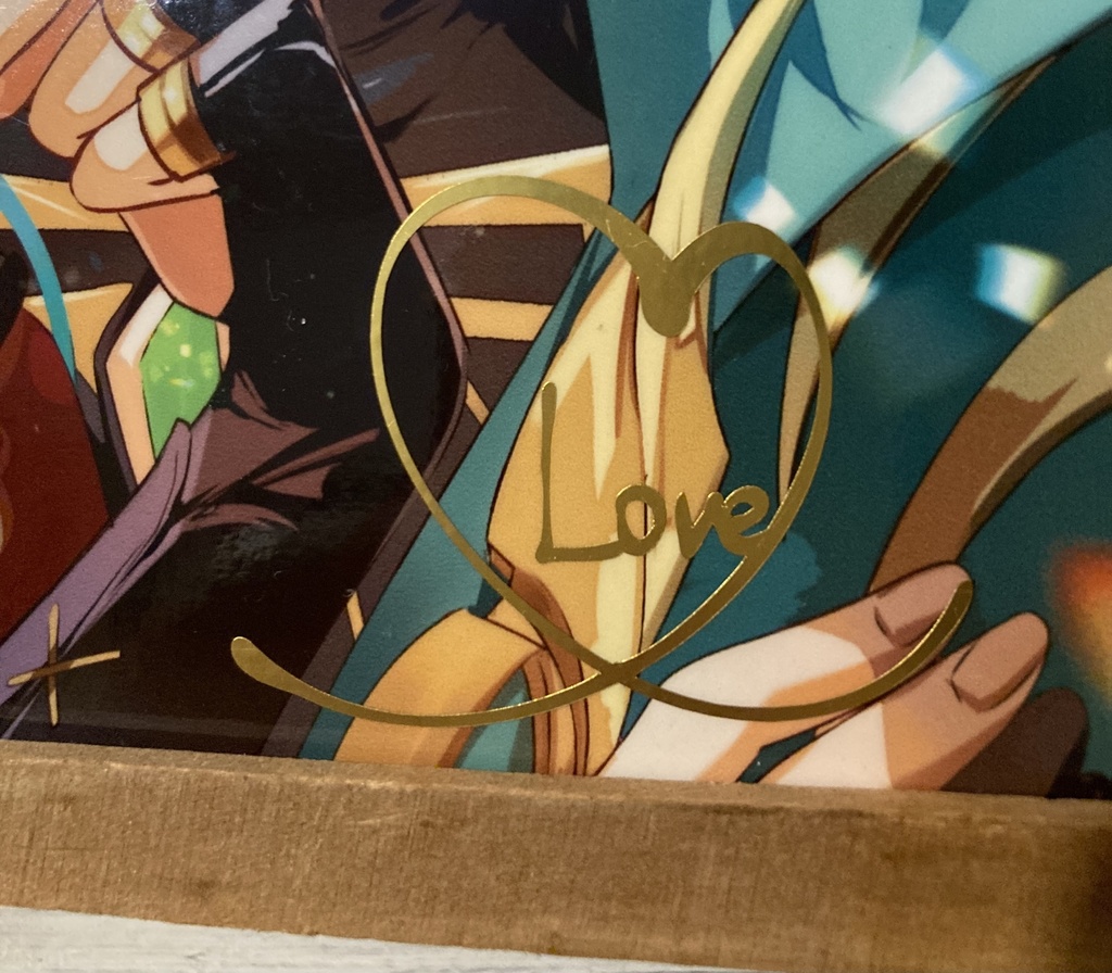 【原神】アルハイゼン&カーヴェ アルミパネル 擬似箔押し