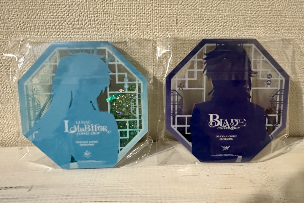 アクリルコースター 2個セット(刃&飲月)