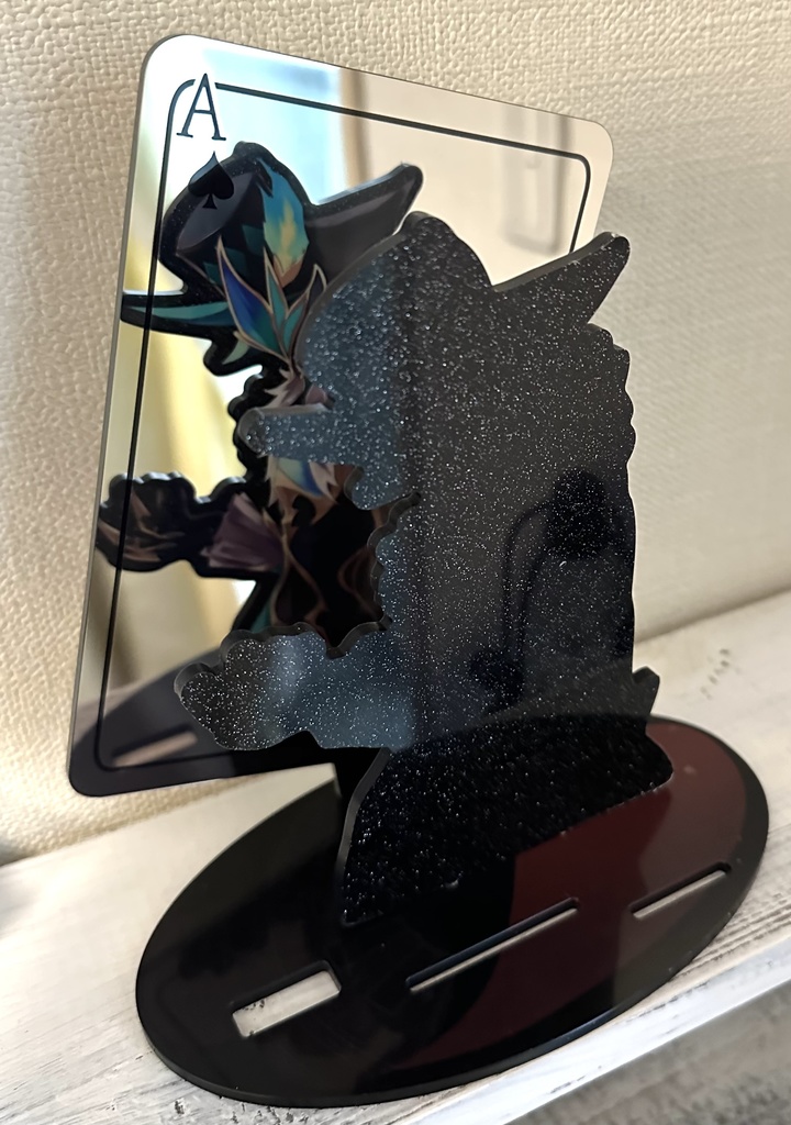 アベンチュリン鏡面ジオラマアクリルスタンド