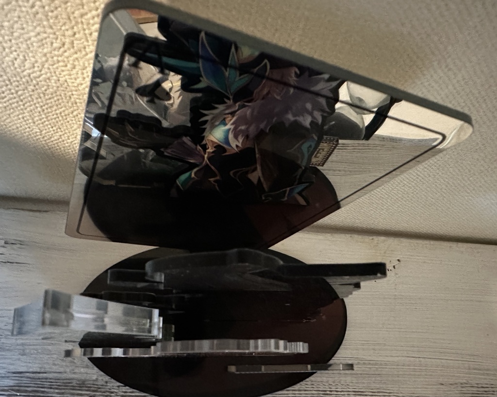 アベンチュリン鏡面ジオラマアクリルスタンド