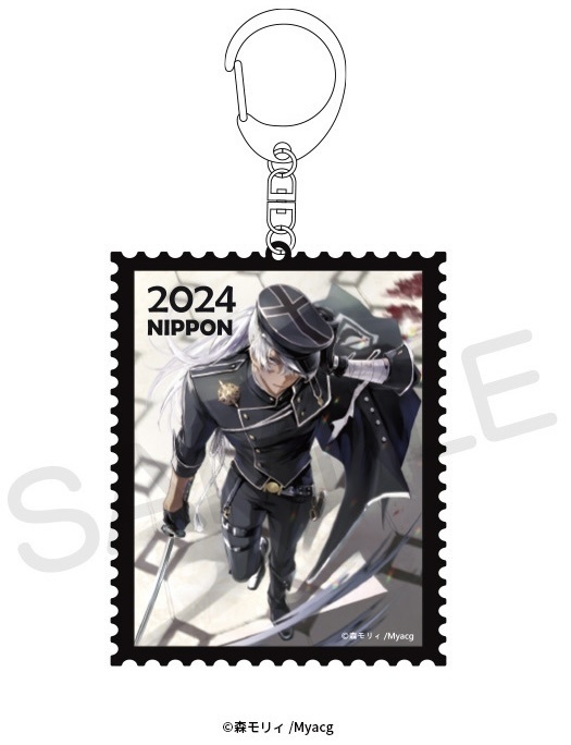 台湾サイン会オリジナルキャラクター　切手風　アクリルキーホルダー　