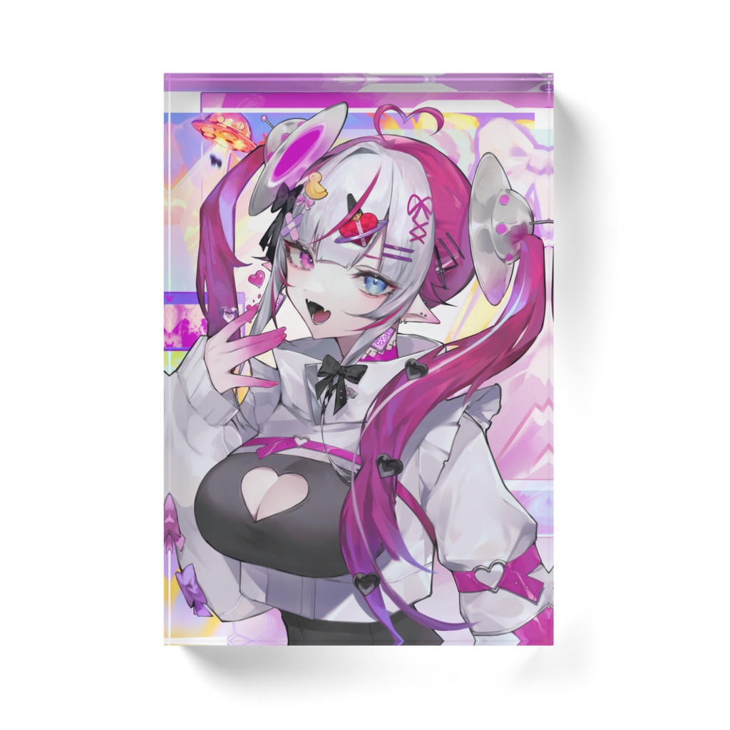 【ギャラクシー伊藤】㊗収益化記念グッズ!アクリルブロック【Vtuber】