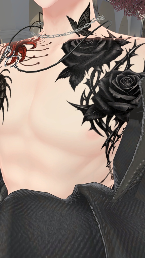 ムカデ彼岸花・蝶・ハートいばらセット売り