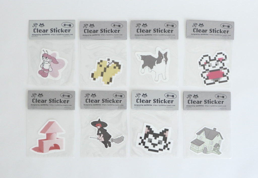 クリアステッカー【全7種】