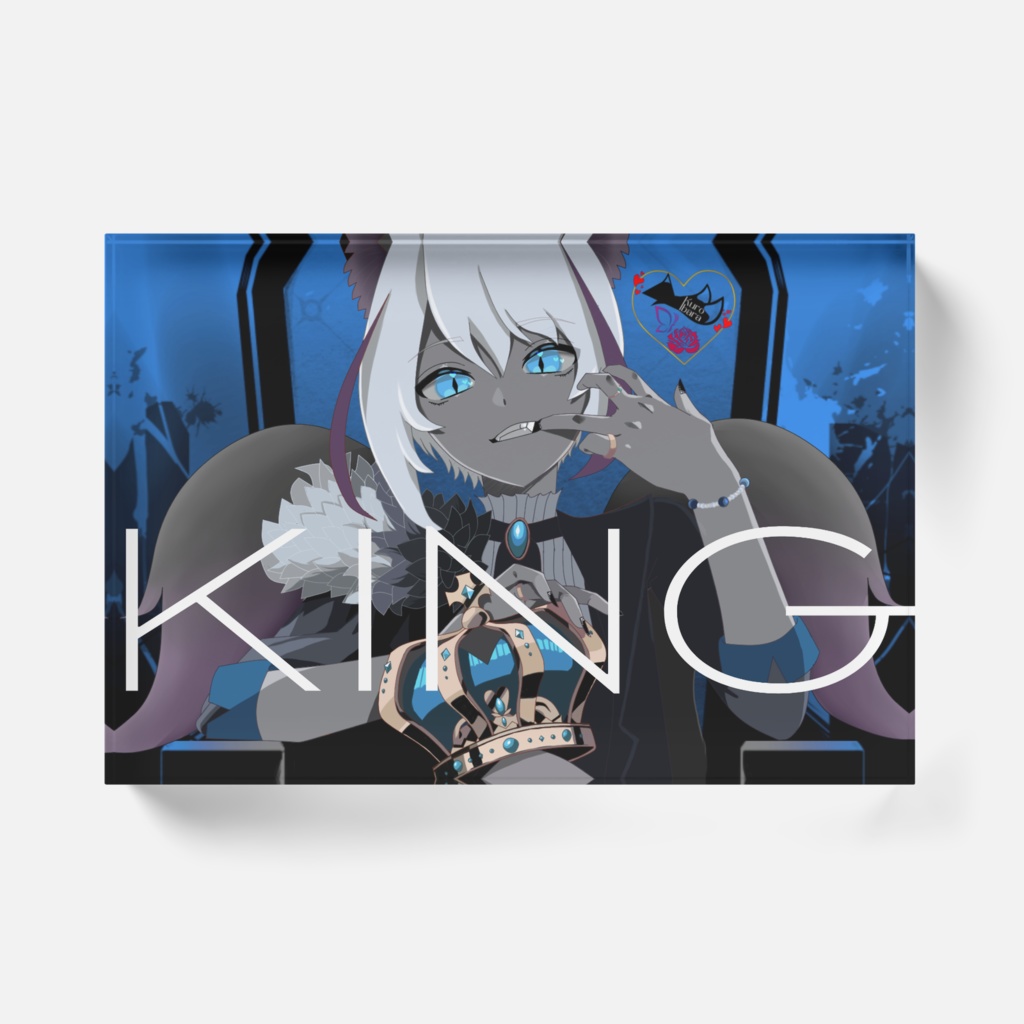 男ver. KINGアクリルブロック