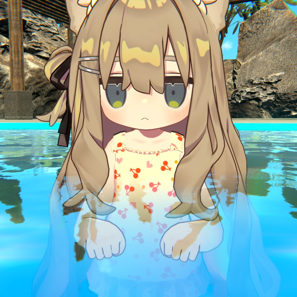 【まめふれんず対応】ワンピース水着