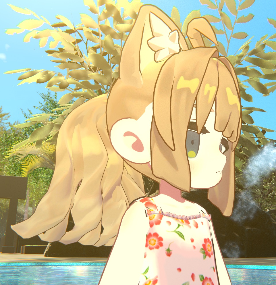 【キプフェル対応】ゆるふわポニーテール