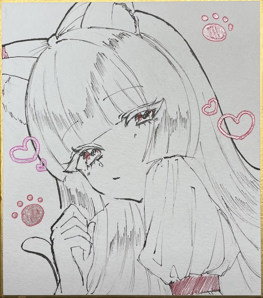 東方Project 蓬莱山輝夜 藤原妹紅 色紙