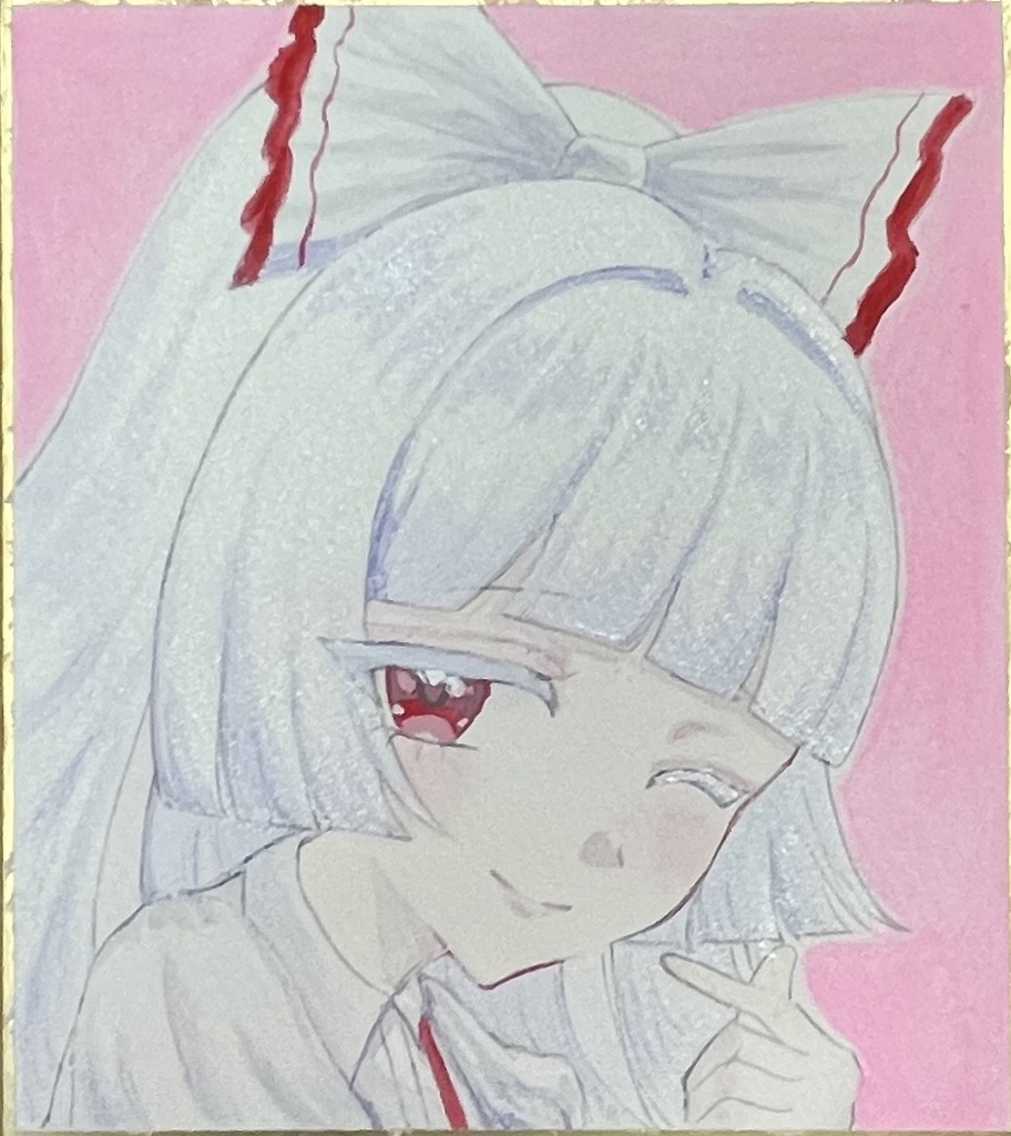 東方Project 蓬莱山輝夜 藤原妹紅 色紙